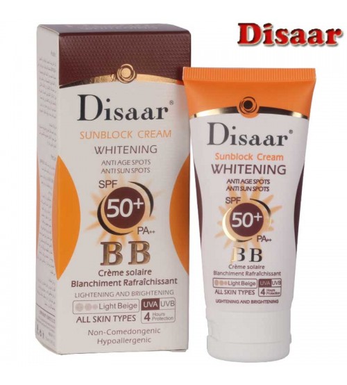 Disaar Facial Sunscreen Cream SPF50+ Lsolation UV Sunblock